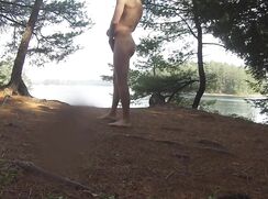 Masturbating by the lake - 08-03-25