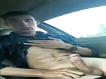 masturbation inside the car