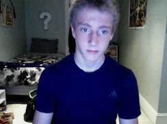 Mec Blond Chaud En Branle Un Pour Une Faus