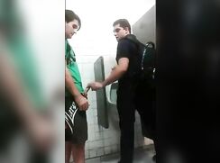 messing around in uni bathrooms