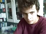 Messy hair boys porn jerks a big cock