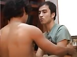 Mexican twinks fucking in kitchen