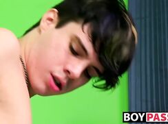 moaning  cute twink