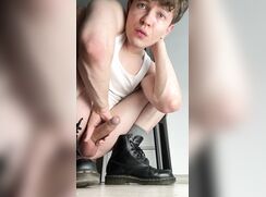 Monster Cock Play Ended With Explosion Of Thick Creamy Cum