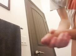 monster fit guy wanking