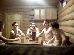 More naked Russian invaders in a sauna