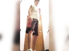 Muscle boy jerk