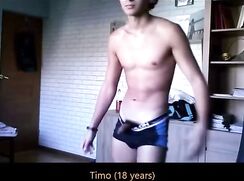 ❤️ Muscleboy Timo (18) cum ❤️