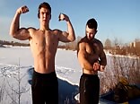 Nachito Introduce: Muscle Hot Boy in the ice Twink Tube