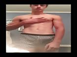 naked blond straight boy