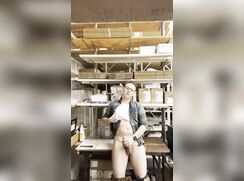 Naked on break