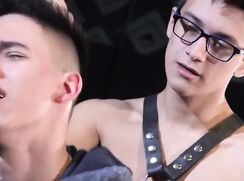Nerd spoils his slave