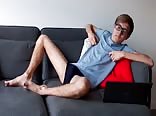 nerdy boys porn wank