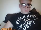 nerdy with a big shaved cock