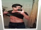 Nice Abs College Boy Masturbating