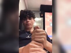 Nice boy quick wank