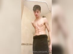 Nice guy big cock great body shower show cam porn boys