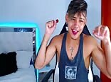 Nice Latin Twunk Cum Gay Porn