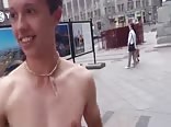 Nude boy in Moscow