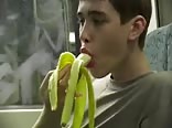 on the train
