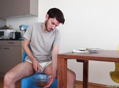Pissing in a salad bowl