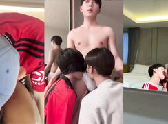 Play horny with my Soccer teammate and with his brother too