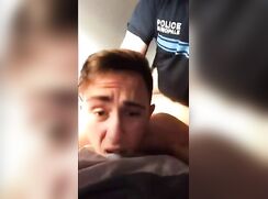 police officer fucking college twink bareback