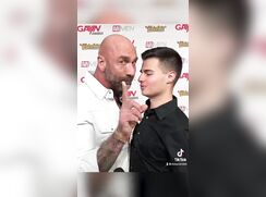 Porn star kisses