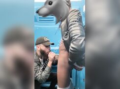 Porto Potty Plunging Porn Boys