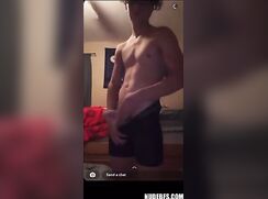 Posing and cum
