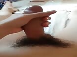POV hairy cock twink jerking and squirting a load gay porn tube