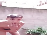 Public almost caught boys porn next door! 