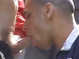 Public exhibitionists have Sex outdoor BARE Gay Porn