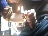 Public Hand Job in the Bar gay porn amateur
