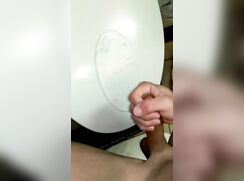 Quick Handjob Cum Toilet Wank Jerking Off