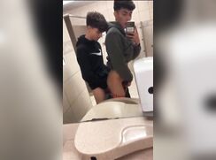 ramming in the bathroom