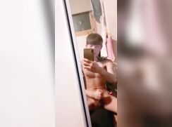 Recording myself wanking in the mirror - no cum as far as I know