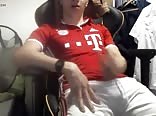 red shirt wanker