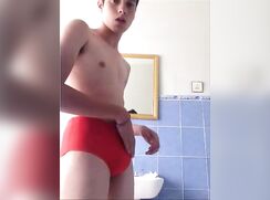 red speedo twink