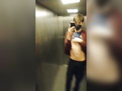 Ride an elevator.