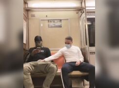 Risky suck porn boys public