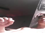 Rubs it