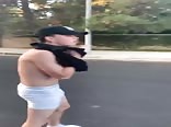 running boy funny strip twink