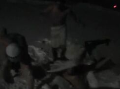 Russian boys naked in the snow