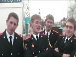 Russian cadets dancing