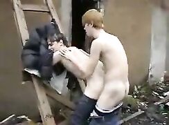 Russian outdoor sex