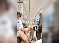 Sabian: Boy wanks in restaurant