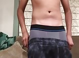 Saggin then jerking off 
