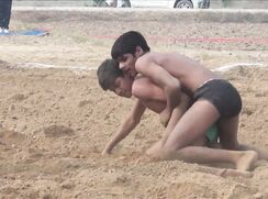 Sandwrestling Loincloth Lads (nn)