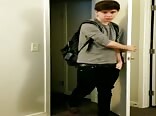 School Boy Sager Twink Tube Play